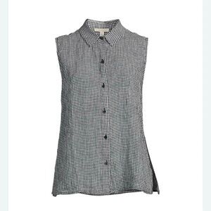 Gingham Sleeveless Top